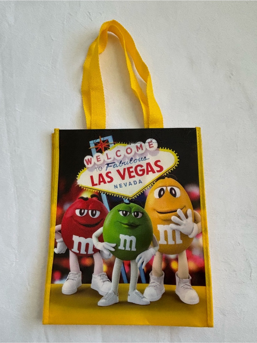 M&M’s World Welcome to Las Vegas Sign Reusable Shopping Tote Bag